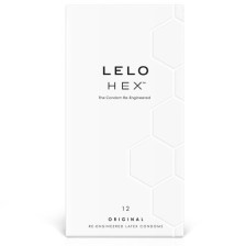 LELO - BOÎTE DE PRÉSERVATIFS HEX 12 UNITÉS