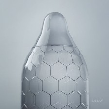 LELO - BOÎTE DE PRÉSERVATIFS HEX 3 UNITÉS