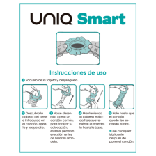 UNIQ - SMART LATEX FREE PRE-ERECTION CONDOMS 3 UNITS