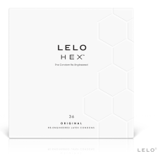 LELO - CAIXA DE PRESERVATIVO HEX 36 UNIDADES