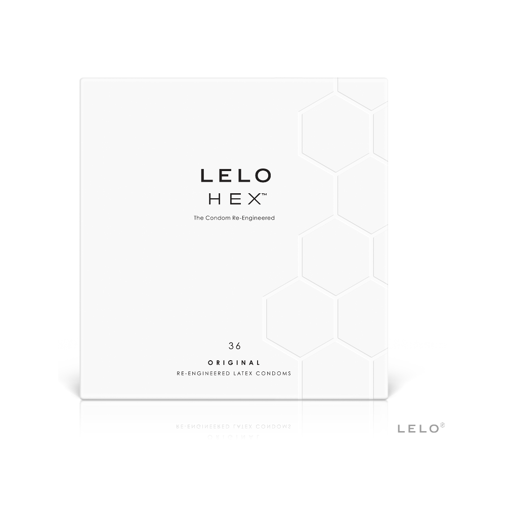 LELO - CAIXA DE PRESERVATIVO HEX 36 UNIDADES