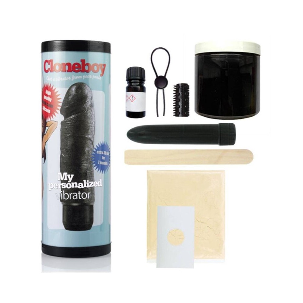 CLONEBOY - KIT CLONADOR DE PENE CON VIBRACION NEGRO