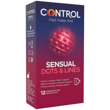 CONTROL - DOTS & LIGNES SENSUELLES 12 UNITÉS