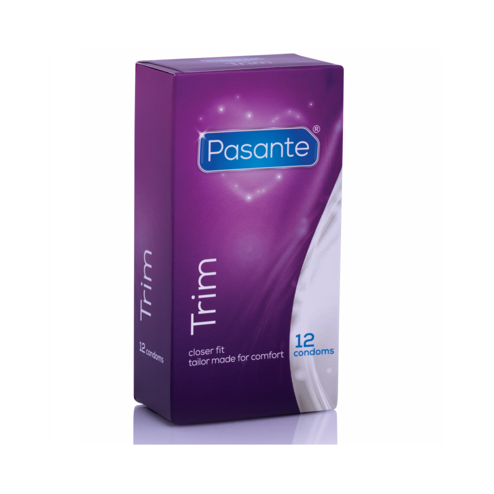 PASANTE - PRESERVATIVOS THIN TRIM MS DE 12 UNIDADES