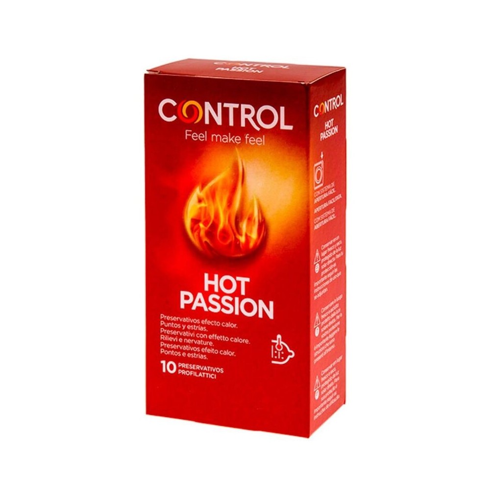 CONTROL - EFFET RÉCHAUFFANT HOT PASSION 10 UNITÉS