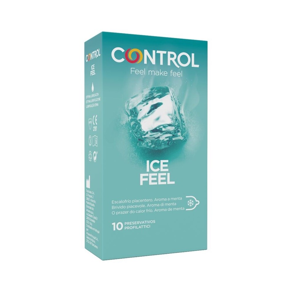 CONTROL - EFFET ICE FEEL COOL 10 UNITÉS