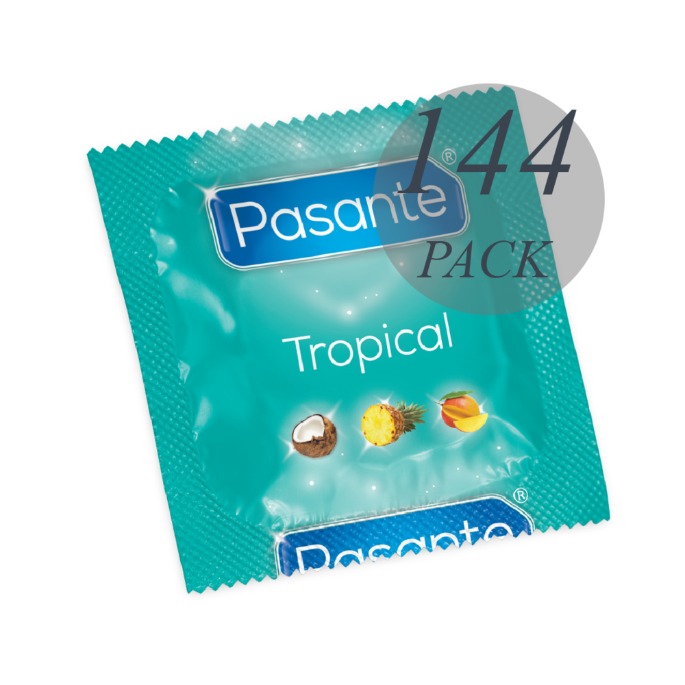 PASANTE - CONDOMS TROPICAL BAG 144 UNITS