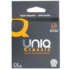 UNIQ - CLASSIC LATEXFREIE KONDOME 3 EINHEITEN