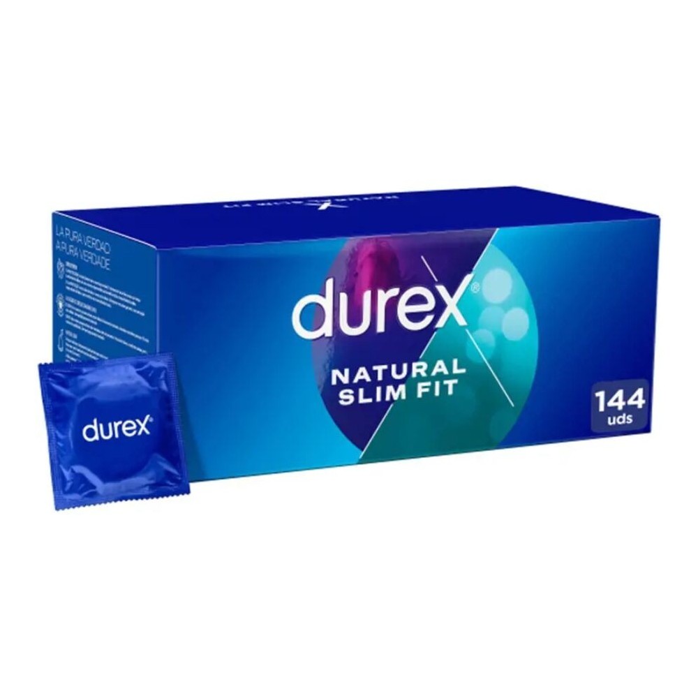 DUREX - BASE NATUREL SLIM FIT 144 UNITÉS