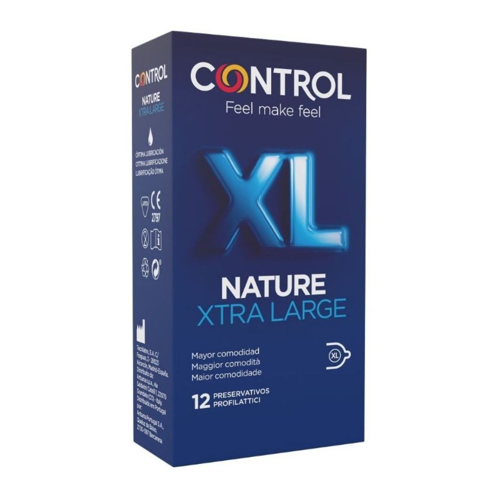 CONTROL - ADAPTA NATURE XL CONDOMS 12 UNITS