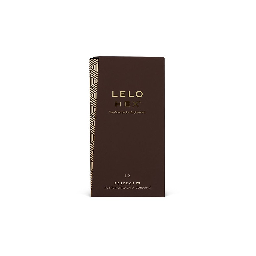 LELO - HEX CONDOMS RESPECT XL 12 PACK