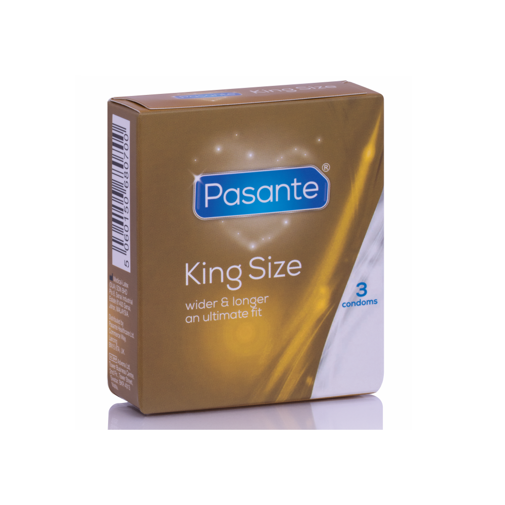 PASANTE - CONDOMS KING SIZE 3 UNITS