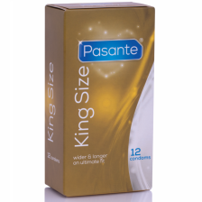 PASANTE - CONDOMS KING MS LONG AND WIDTH 12 UNITS