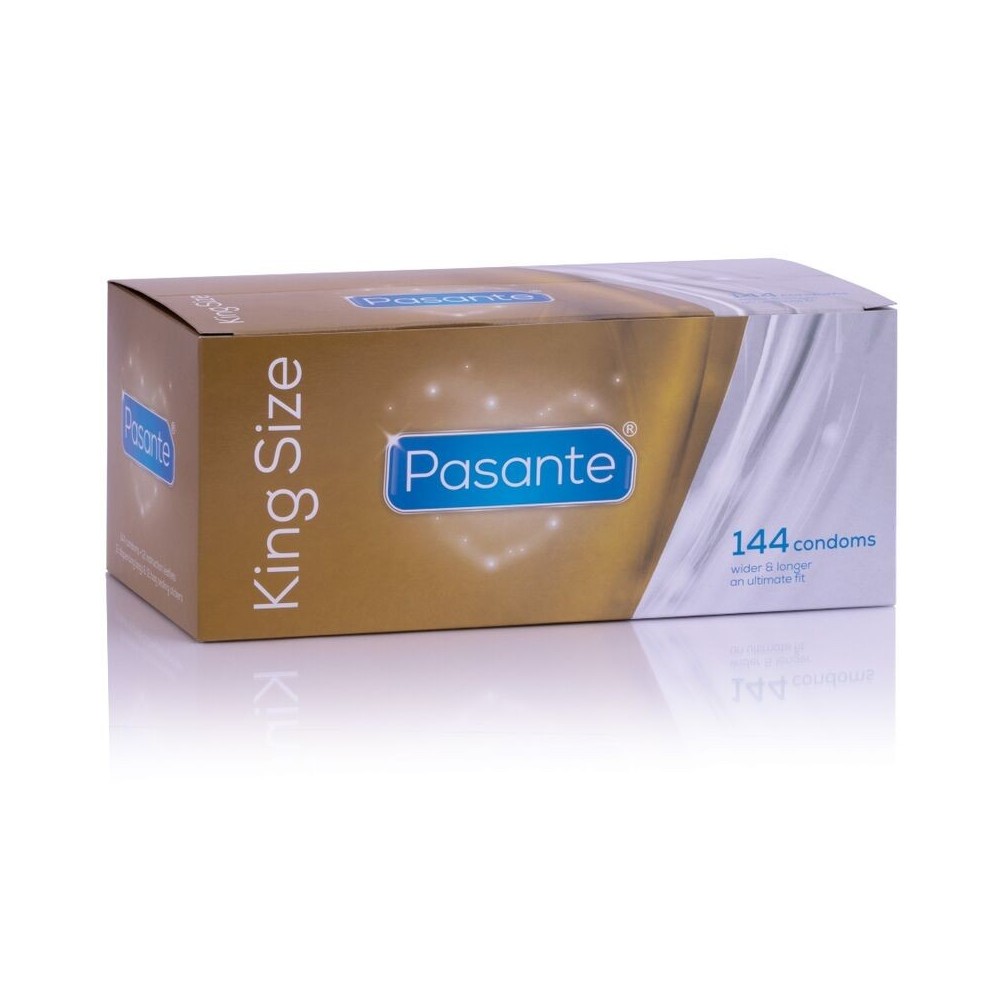 PASANTE - CONDOMS KING SIZE BOX 144 UNITS