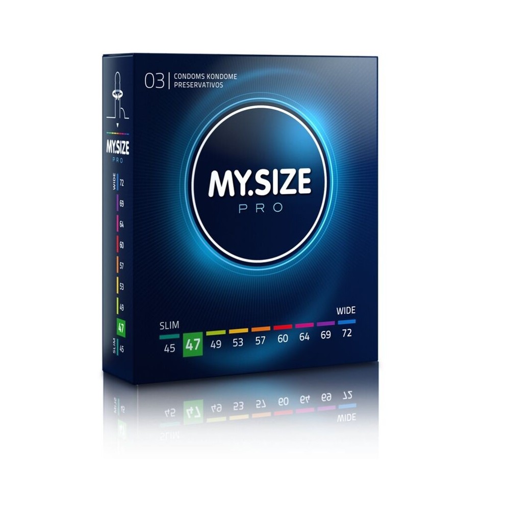 MY SIZE - PRO CONDOMS 47 MM 3 UNITS