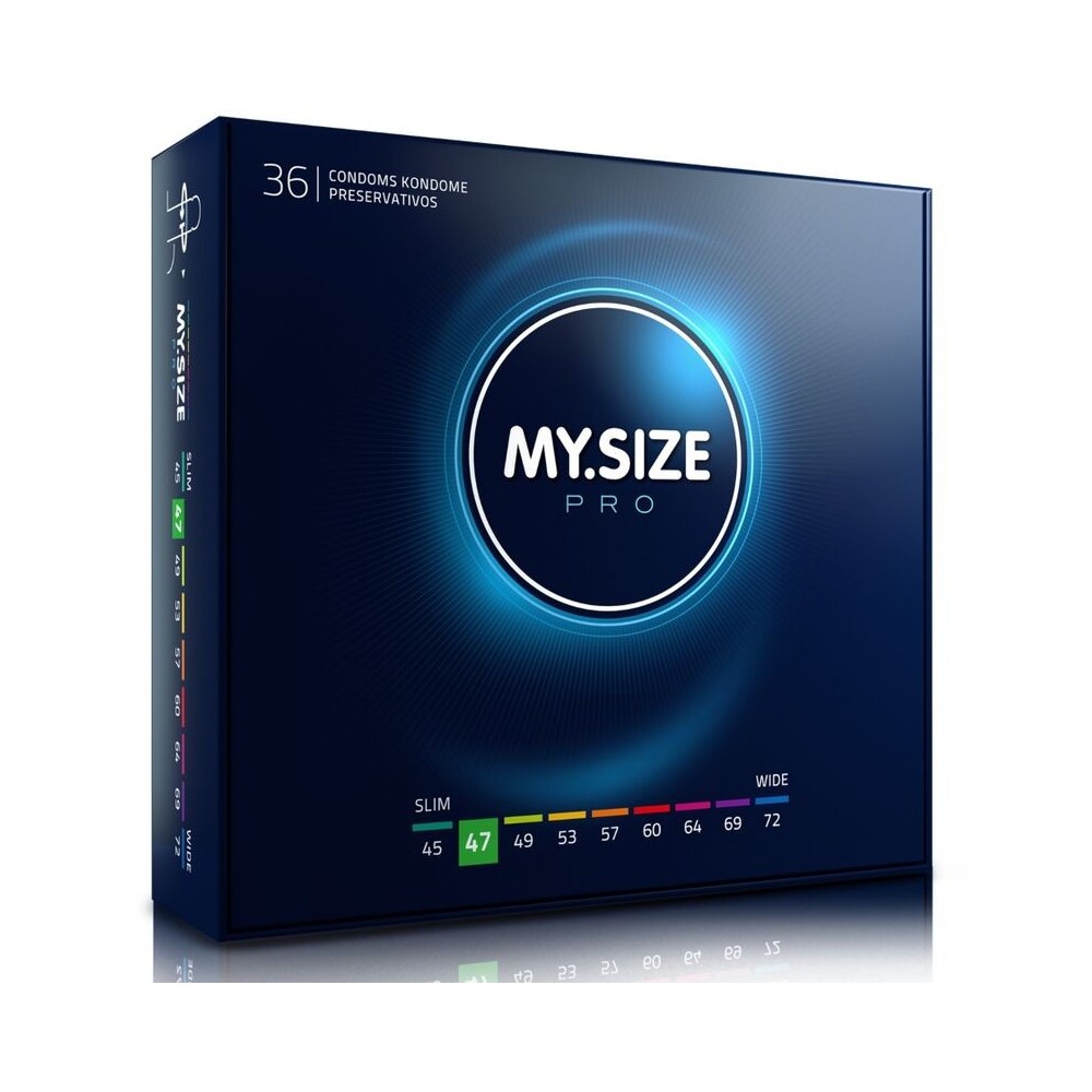 MY SIZE - PRO CONDOMS 47 MM 36 UNITS