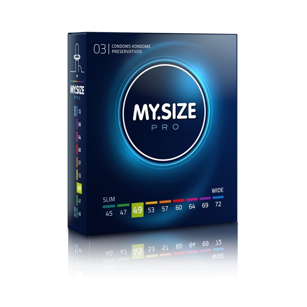 MY SIZE - PRO CONDOMS 49 MM 3 UNITS