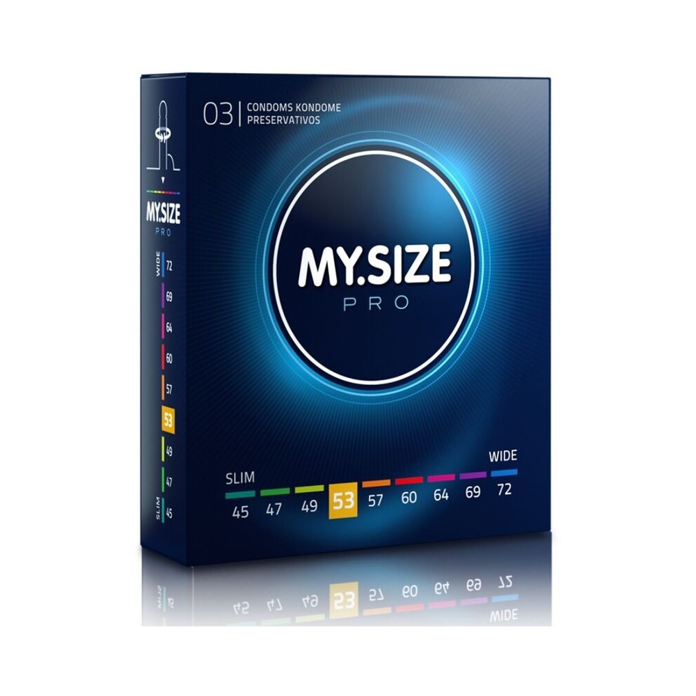 MY SIZE - PRO CONDOMS 53 MM 3 UNITS