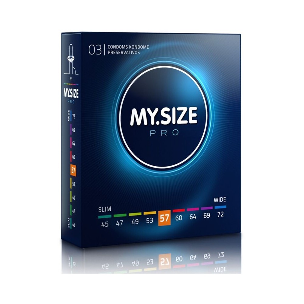 MY SIZE - PRO CONDOMS 57 MM 3 UNITS