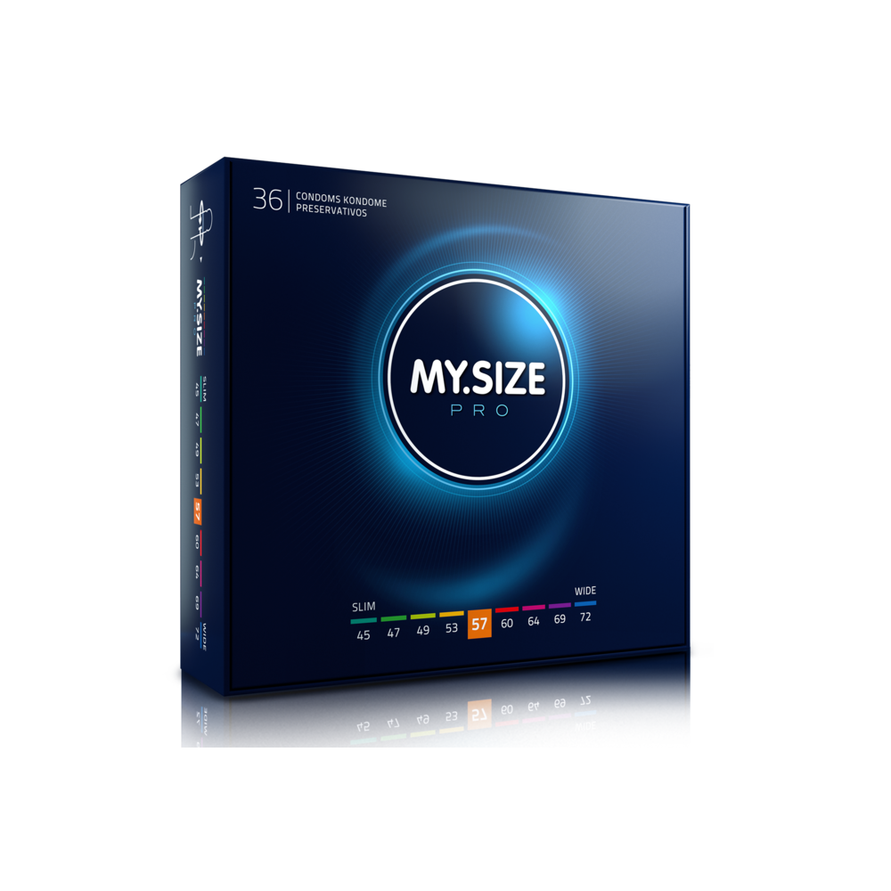 MY SIZE - PRO CONDOMS 57 MM 36 UNITS