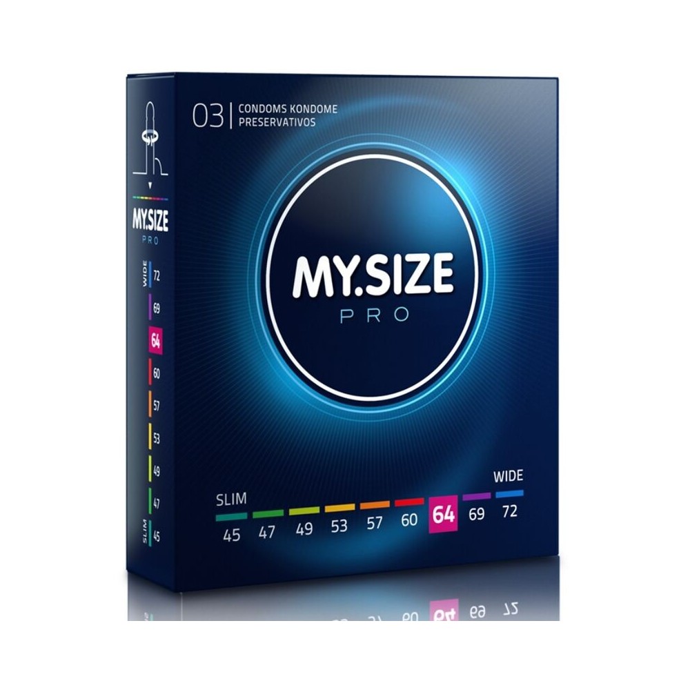 MY SIZE - PRO CONDOMS 57 MM 36 UNITS