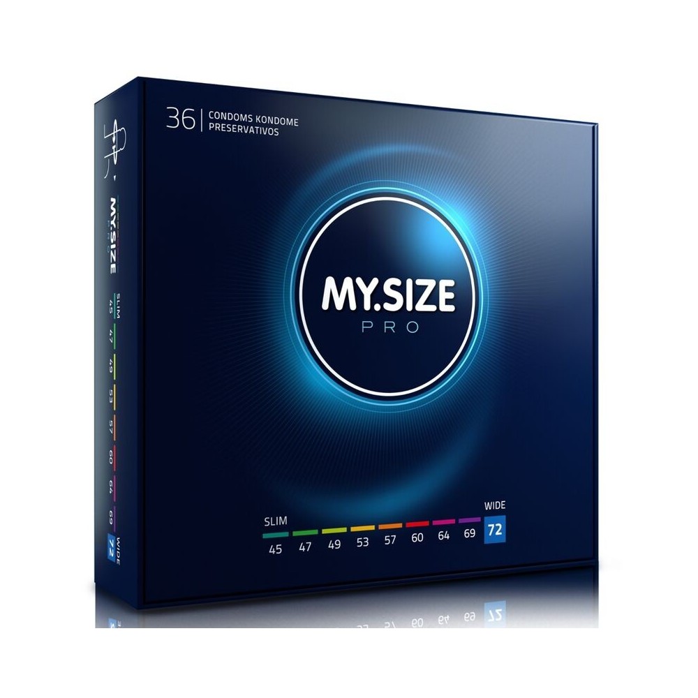 MY SIZE - PRO CONDOMS 57 MM 36 UNITS