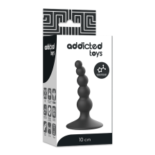 ADDICTED TOYS - PLUG SEXUAL ANAL 10 CM PRETO