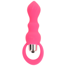 OHMAMA - PLUG ANAL VIBRANT 9 CM ROSE