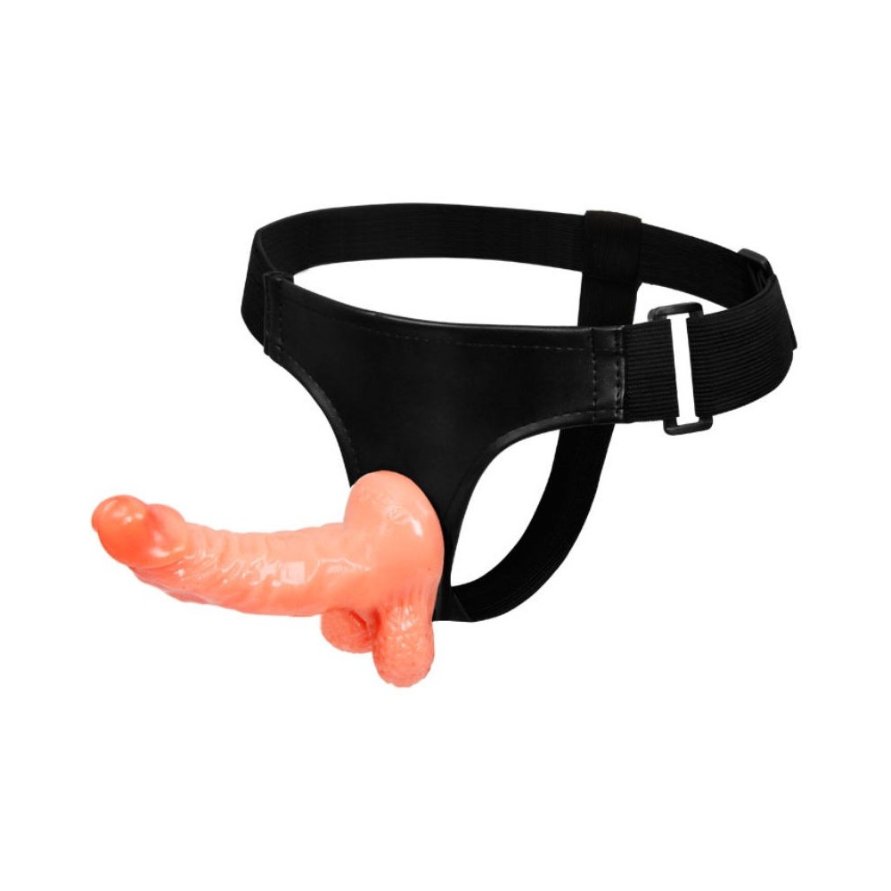 BAILE - HARNESS WITH REALISTIC PENIS AND ULTRA PASSIONATE ADJUSTABLE PANTIES 15.5 CM