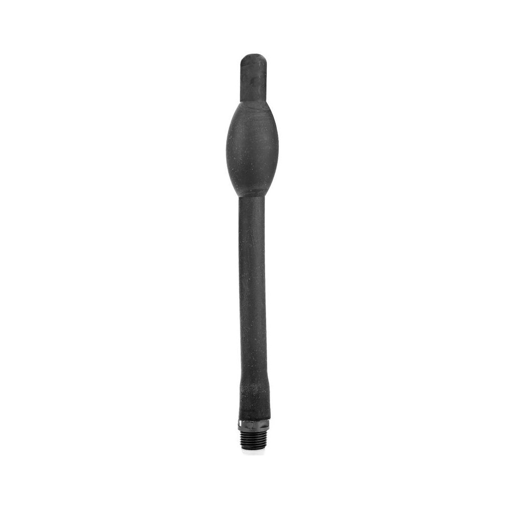 ALL BLACK - DOCCIA ANALE HINCHABLE IN SILICONE 27 CM