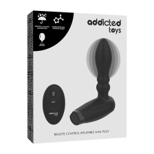 ADDICTED TOYS - PRISE GONFLABLE TÉLÉCOMMANDE - 10 MODES DE VIBRATION