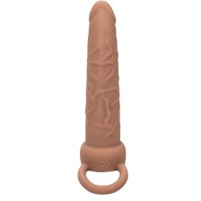 CALEXOTICS - PERFORMANCE MAXX RECHARGABLE DUAL PENETRATOR BROWN SKIN