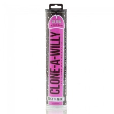 CLONE A WILLY - CLONE GLOW IN THE DARK PINK VIBRATING KIT