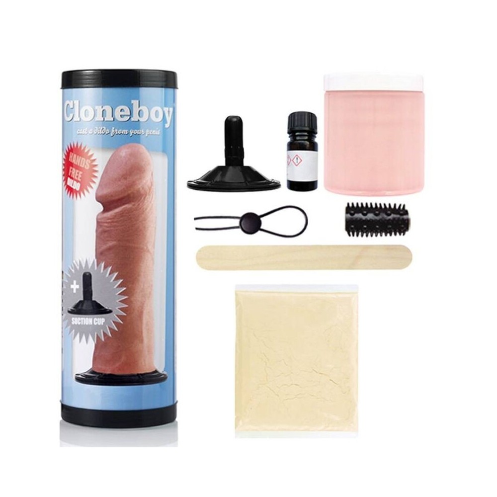 CLONEBOY - DILDO & SUCTION CAP PINK