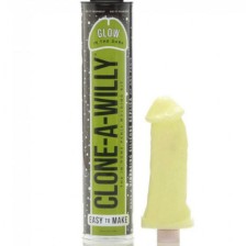 CLONE A WILLY - CLONE GLOW IN THE DARK GREEN VIBRATING KIT