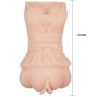 CRAZY BULL - MASTURBADOR VAGINA CON PELLE ACQUATA CON PROIETTILI VIBRANTI
