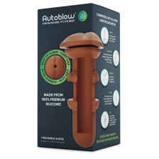 AUTOBLOW - AI ANUS SLEEVE MARRON