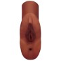 PDX PLUS - PERFECT PUSSY DOUBLE STROKER VAGINA AND ANUS MASTURBATOR BROWN