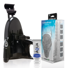 FLESHLIGHT - GO MASTURBADOR TORQUE ICE + UNIVERSAL LAUNCH + SCHMIERMITTEL IN AQUA-QUALITÄT 50 ML