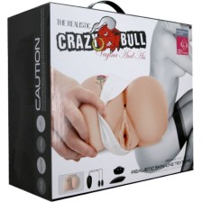 CRAZY BULL - VAGINA E ANO CON TATUAGGIO REALISTICO CON VIBRAZIONI