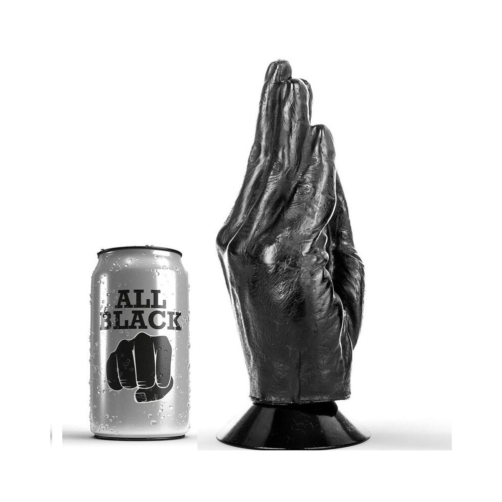 ALL BLACK - DILDO FISTING 21 CM