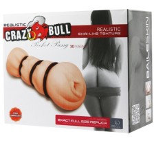 CRAZY BULL - MASTURBADOR DE VAGINA COM ANÉIS