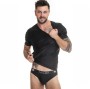 ANAIS MEN - T-SHIRT PETROL XL