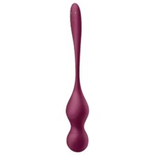 SATISFYER - LOVE BIRDS VARY BALLES VIBRANTES APPLICATION GRATUITE VIN ROUGE