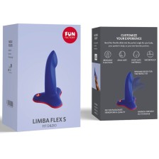 FUN FACTORY - LIMBA DILDO FLEXÍVEL AZUL TAMANHO S