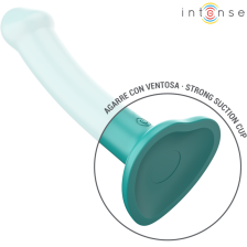 INTENSE - KATIE VIBRATOR WITH SUCTION CUP 10 VIBRATIONS BLUE REMOTE CONTROL