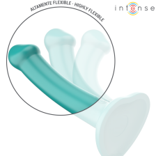 INTENSE - KATIE VIBRATEUR AVEC VENTOUSE 10 VIBRATIONS TÉLÉCOMMANDE BLEUE