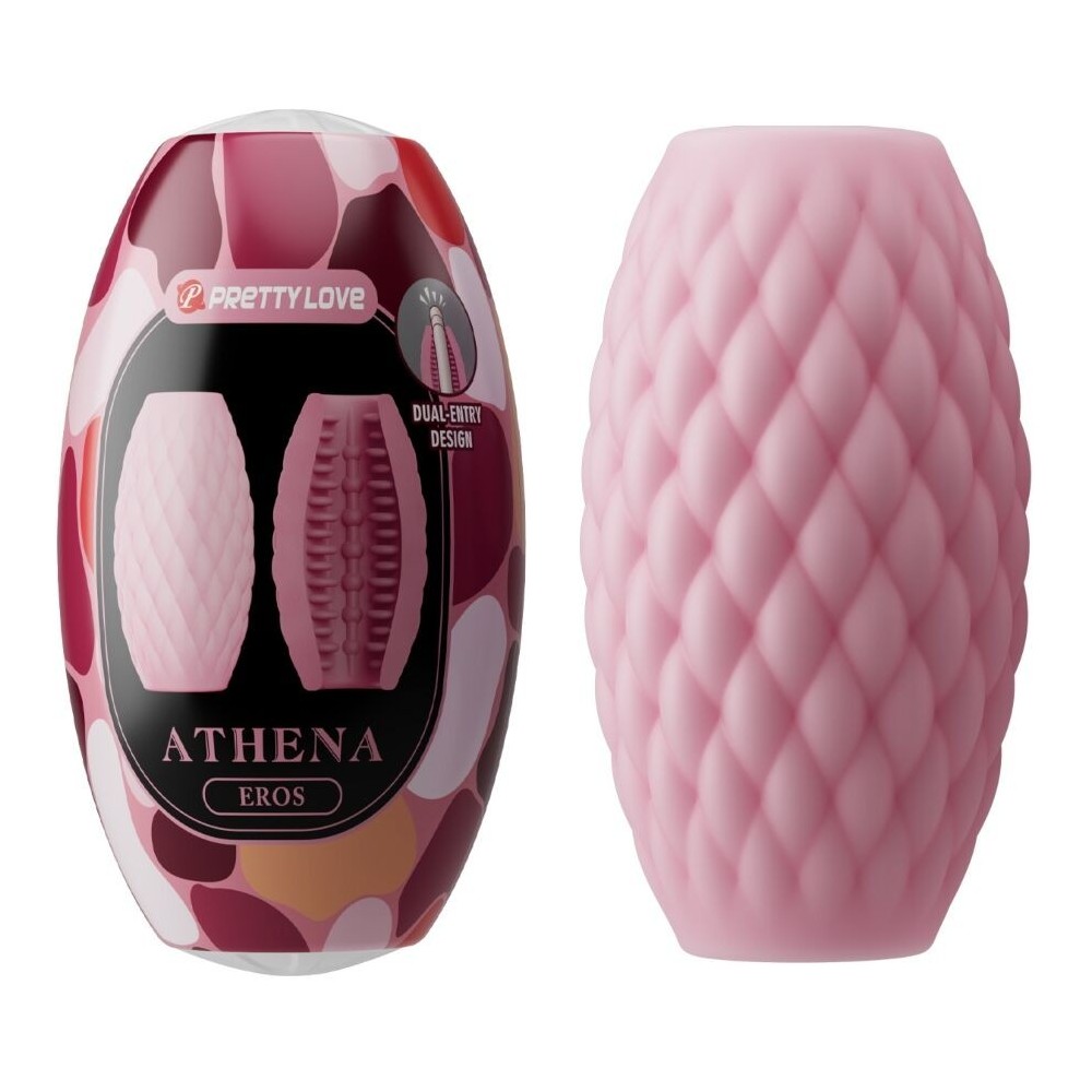PRETTY LOVE - ATHENA EROS SILICONE MALE MASTURBATOR PINK
