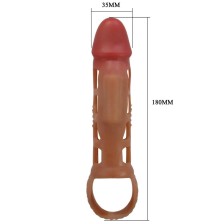 PRETTY LOVE - MANCHON PÉNIS VIBRANT PRESTON 18 CM