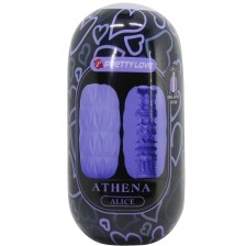 PRETTY LOVE - MASTURBADOR MASCULINO ATHENA ALICE ROXO